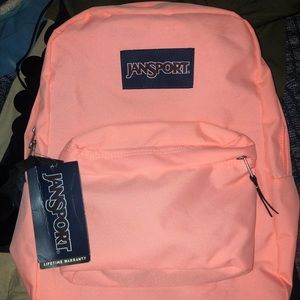 Coral JanSport Backpack